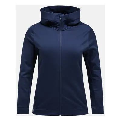 Mikina peak performance w rider tech zip hood blue shadow