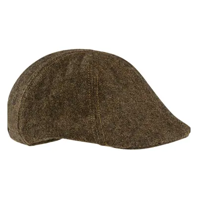 Čepice camel active flat cap sepia brown