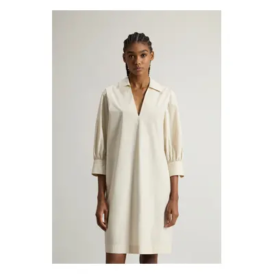 Šaty woolrich tunic short dress light oak