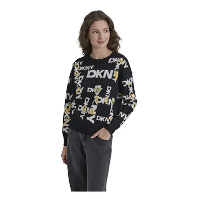 Kardigan dkny l/s legacy all over blk/gldnrd