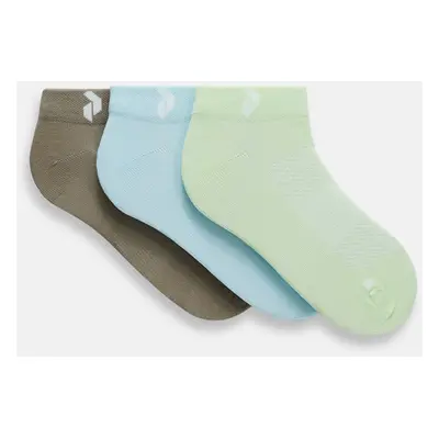 Ponožky peak performance low sock 3-pack vivid green