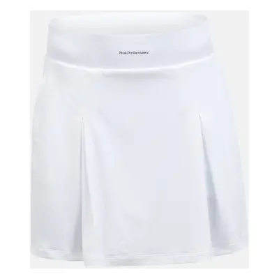 Sukně peak performance w pleated skirt white