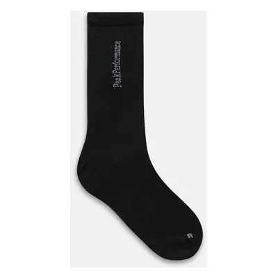 Ponožky peak performance wool sock black