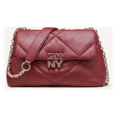 Kabelka dkny red hook sm chain fl burgundy