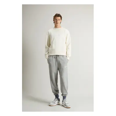 Tepláky woolrich mouline sweatpant medium grey