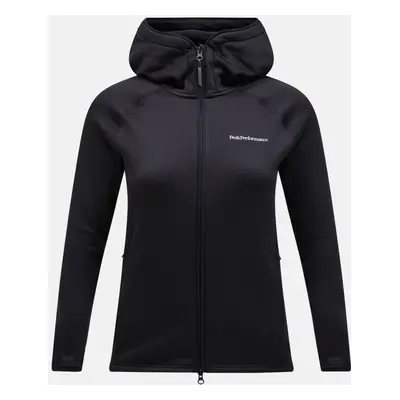 Mikina peak performance flo w chill light zip hood black