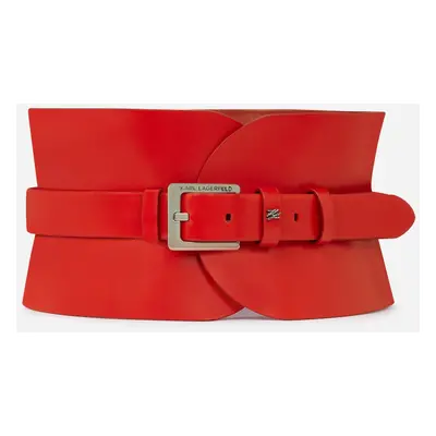 Opasek karl lagerfeld k/essential multifunction belt klassic red