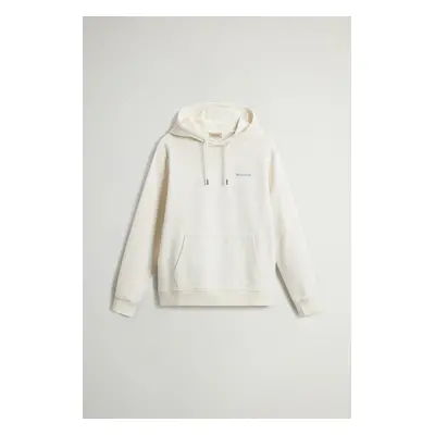 Mikina woolrich graphic hoodie jet stream