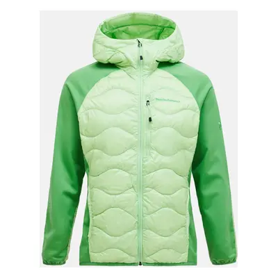 Bunda peak performance m helium down hybrid hood vivid green