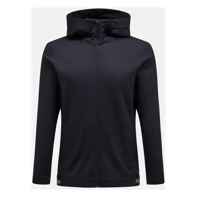 Mikina peak performance m rider tech zip hood black