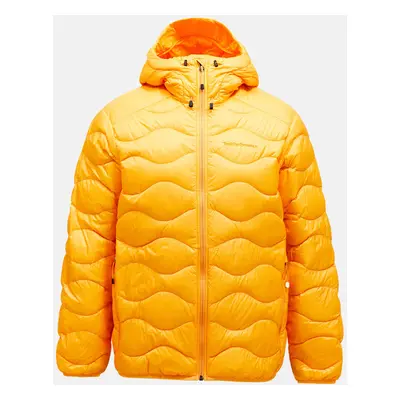 Bunda peak performance m helium down hood jacket blazing orange