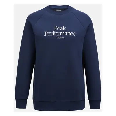 Mikina peak performance m original crew blue shadow