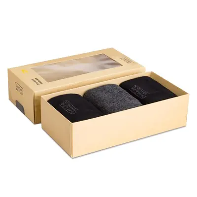 Ponožky camel active basic socks 3er box black