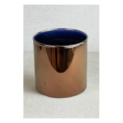 Svícen dekocandle vel.l 15x15 cm copper