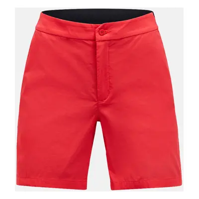 Šortky peak performance w player shorts brilliant red/black