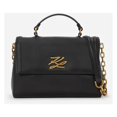 Crossbody karl lagerfeld k/autograph top handle cb black/gold