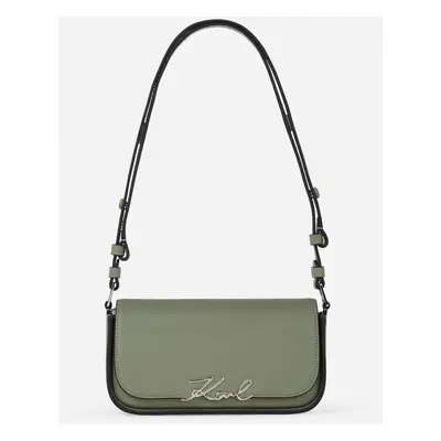 Crossbody karl lagerfeld k/signature crossbody oil green