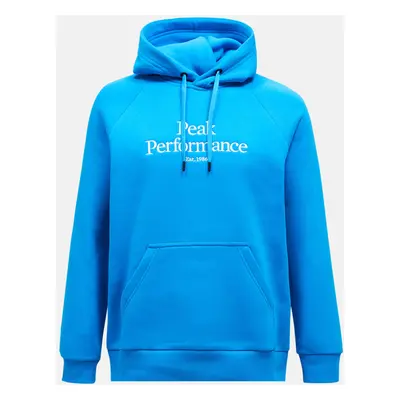 Mikina peak performance m original hood brilliant blue