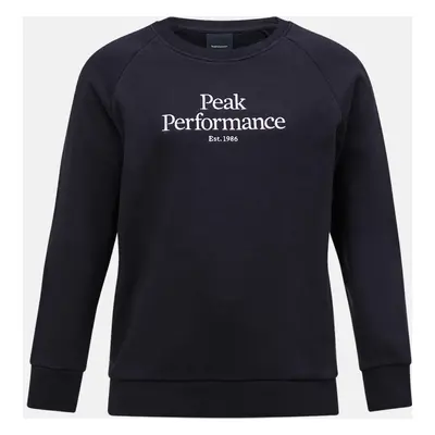 Mikina peak performance jr original crew black