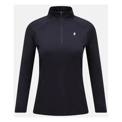 Mikina peak performance w half zip baselayer black