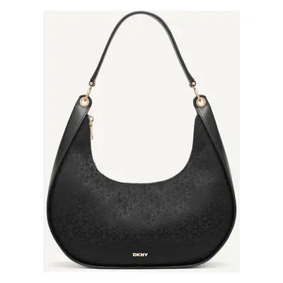 Kabelka dkny abby lg hobo blk/wht