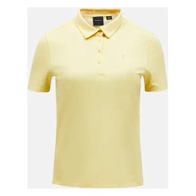 Polokošile peak performance w alta polo mellow yellow