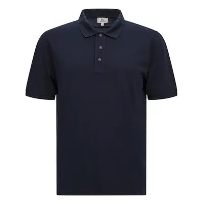 Polokošile woolrich embossed logo polo melton blue