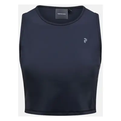 Top peak performance w power cropped top black