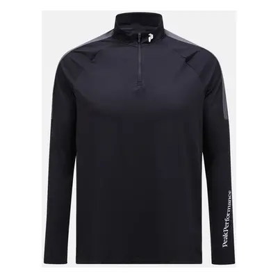 Mikina peak performance m half zip baselayer black