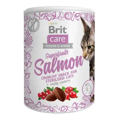 Brit Care Cat pamlsek Superfruits losos 3 × 100 g