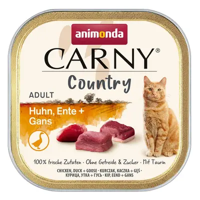 animonda Carny Adult Country kuřecí, kachní a husí maso 32 × 100 g