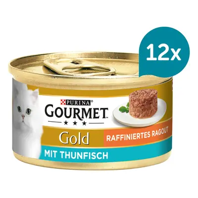 Gourmet Gold Raffiniertes Ragout – tuňák 12 × 85 g