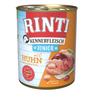 Rinti Kennerfleisch JUNIOR s kuřecím 12 × 800 g