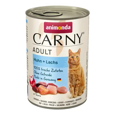 animonda Carny Adult kuřecí maso + losos 400g konzervy 6x400g