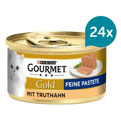 Gourmet Gold jemná paštika s krocaním masem 24 × 85 g