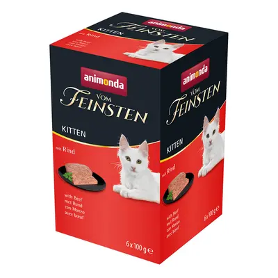 Animonda Vom Feinsten Kitten hovězí 32x100g