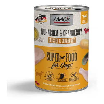 MAC's Dog kuřecí a brusinky 6 × 400 g