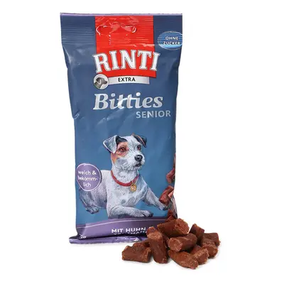 RINTI Extra Bitties Senior kuře a krocan 4 × 75 g