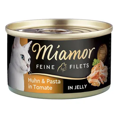 Miamor Feine Filets v želé s kuřecím a těstovinami, 100g plechovka 24 × 100 g