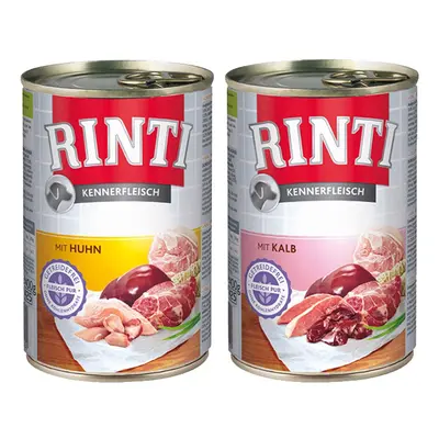 Rinti Kennerfleisch Mix s kuřecím a telecím masem, 24× 400 g