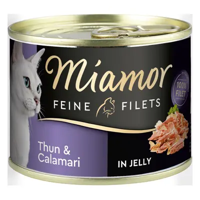 Miamor Feine Filets v želé s tuňákem a kalamáry 12 × 185 g