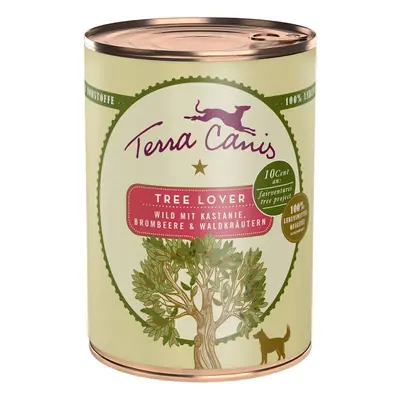 Terra Canis Tree Lover zvěřina s jedlými kaštany, ostružinami a lesními bylinami 6× 400 g