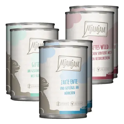 MjAMjAM Mixpaket II zvěřina a králík, krůta, kachna a drůbež 6 × 400 g 6x400g