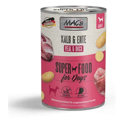 MAC's DOG telecí a kachna 6× 400 g