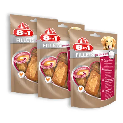 8in1 Fillets pro Skin & Coat 3 × velikost S