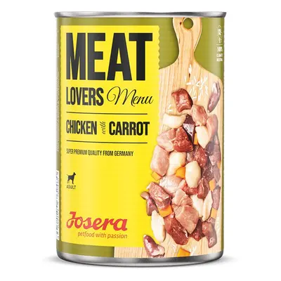 Josera Meat Lovers Menu kuře s mrkví 6 × 400 g