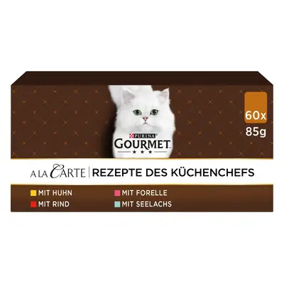 GOURMET A la Carte recepty šéfkuchaře, kombinované balení 60 × 85 g