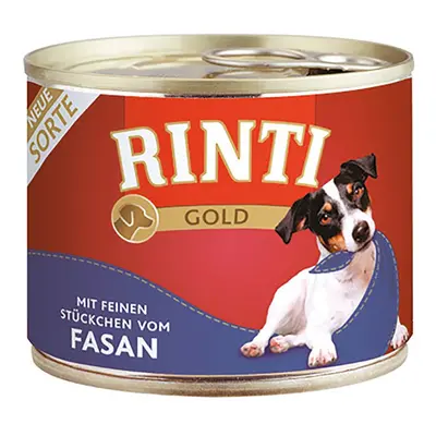 Rinti Gold s jemnými kousky bažantího masa 24 × 185 g