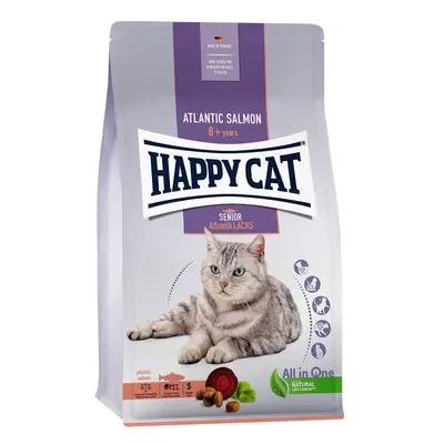 Happy Cat Senior atlantský losos 1,3 kg