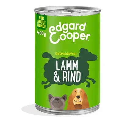 Edgard&Cooper Adult jehněčí a hovězí 12 × 400 g